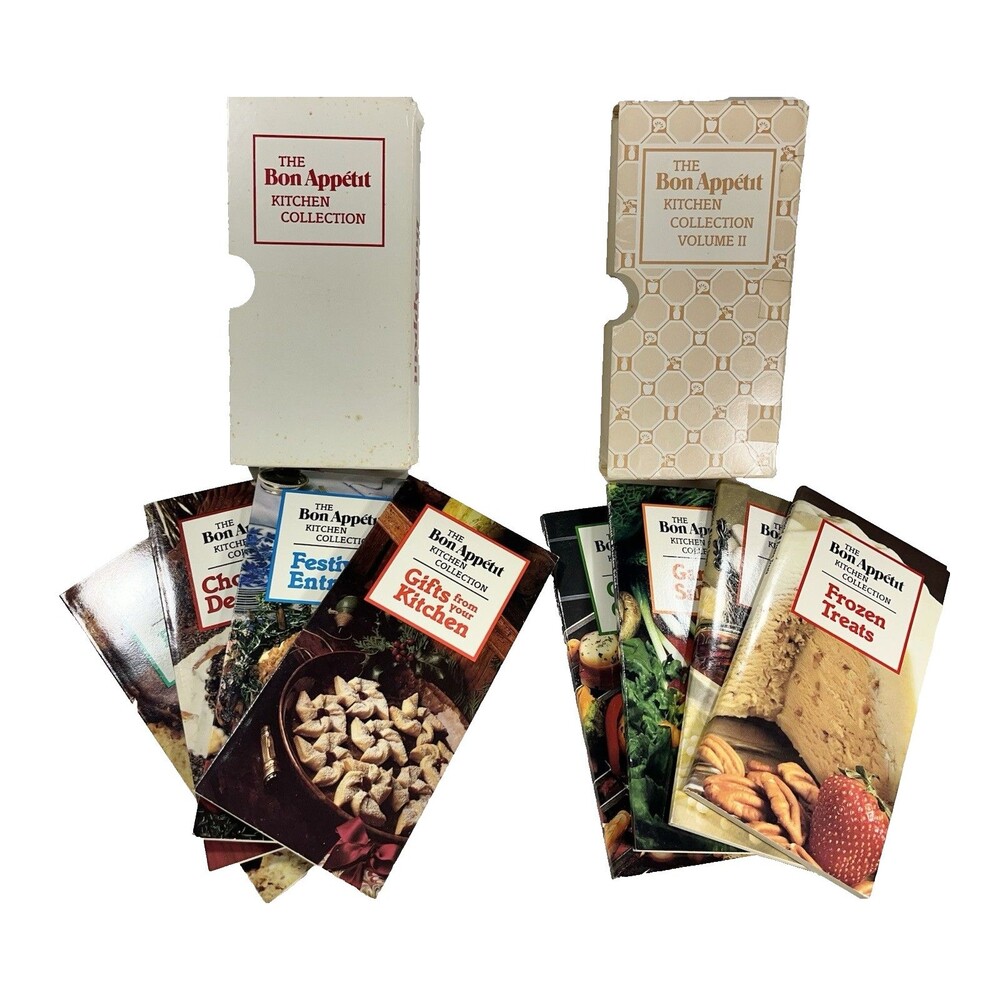 The Bon Appetit Kitchen Collection Vintage 1983 Book Box Sets Volume I & II